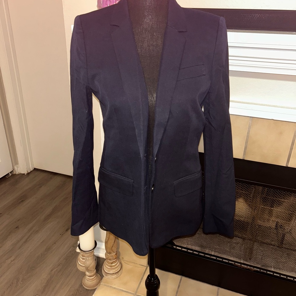 J. Crew Dark Blue Women's Blazer - Picture 3 of 7